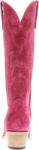 حذاء Macie Bean النسائي If Karlee Were A Cowgirl 15 باللون الوردي الفاقع من جلد الغزال العلوي لراعية البقر in Kuwait