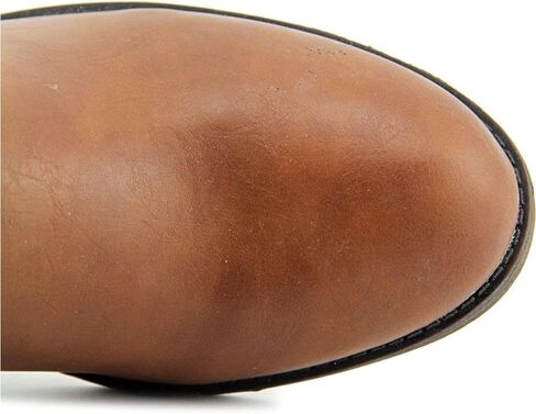 Style & Co. Women's Shoes Madixe Round Toe Knee High Riding, Cognac, Size 6.5 in Saudi Arabia