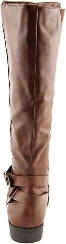 Style & Co. Women's Shoes Madixe Round Toe Knee High Riding, Cognac, Size 6.5 in Saudi Arabia