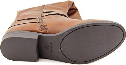 Style & Co. Women's Shoes Madixe Round Toe Knee High Riding, Cognac, Size 6.5 in Saudi Arabia