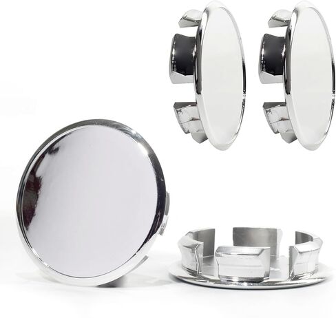 RTrhinotuning 4 PCS Snap-in Top Plug Removes Center Caps for Trailer Wheel Center Caps Chrome Lube Cap Open End Plus Plug Hub Caps 56.5mm in Saudi Arabia