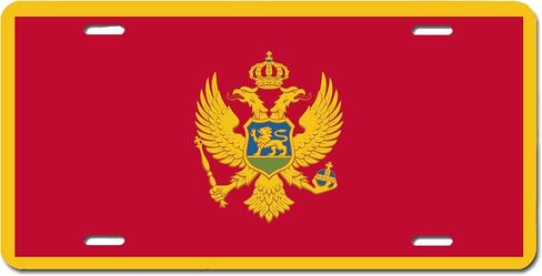 لوحة ترخيص العلم الأوروبي - مقاس كامل 6X12 لمقدمة السيارة، خالية من الصدأ، لوحة ترخيص أمامية سميكة من الألومنيوم، مصنوعة في الولايات المتحدة الأمريكية in Kuwait