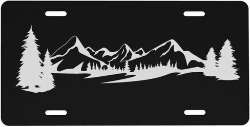 Jesus Cross Black Front License Plate for Women Car Vanity Plates Decorative Aluminum Metal Cute Novelty License Plate Cover for Men 6x12 Inch (4 Holes) in Saudi Arabia