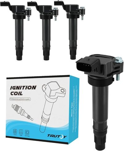 Set of 4 UF725 Ignition Coil Pack (1.2L Only) 2013-2015 For Chevrolet Spark,Replace # C1846 5C1903 96983945 25190788 19350923 9023781 in Saudi Arabia