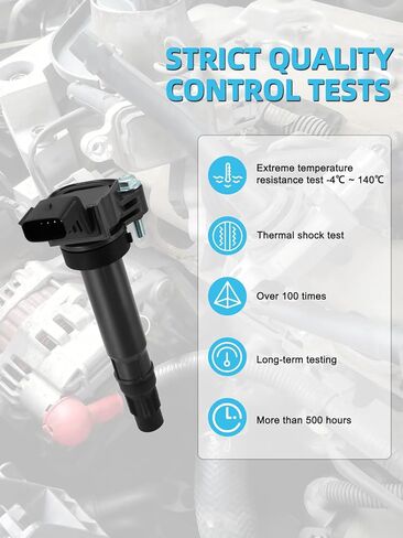 Set of 4 UF725 Ignition Coil Pack (1.2L Only) 2013-2015 For Chevrolet Spark,Replace # C1846 5C1903 96983945 25190788 19350923 9023781 in Saudi Arabia