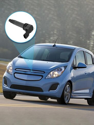 Set of 4 UF725 Ignition Coil Pack (1.2L Only) 2013-2015 For Chevrolet Spark,Replace # C1846 5C1903 96983945 25190788 19350923 9023781 in Saudi Arabia