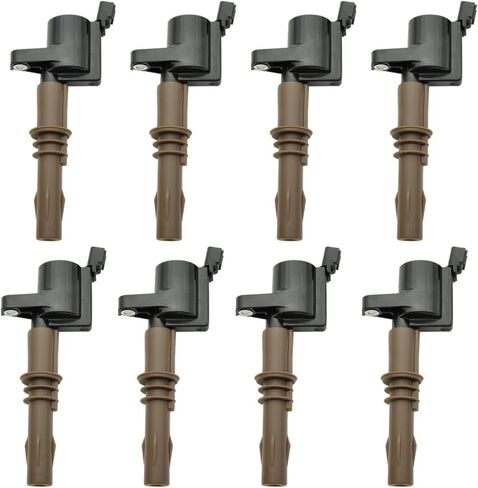 8 PCS DG521 Ignition Coil Pack Iridium Spark Plugs FD509 Ignition Coils and Spark Plugs Compatible with Ford Expedition Explorer F-150 F-250 F-350 Super Duty Mustang Lincoln, SP509, FD509 in Saudi Arabia