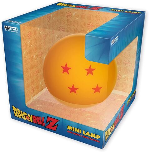 ABYSTYLE Dragon Ball Z 4 Star Replica Mini LED مصباح مكتبي 3.2 بوصة ضوء سطح المكتب DBZ أصفر ناعم ودافئ. رائع لهدايا ديكور غرفة المنزل والمكتب من Anime Manga in Saudi Arabia