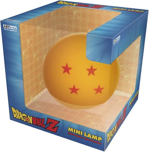 ABYSTYLE Dragon Ball Z 4 Star Replica Mini LED مصباح مكتبي 3.2 بوصة ضوء سطح المكتب DBZ أصفر ناعم ودافئ. رائع لهدايا ديكور غرفة المنزل والمكتب من Anime Manga in Saudi Arabia