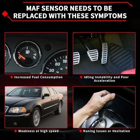 15911983 28164-3C100 Mass Air Flow Sensor MAF Sensor Replacement for Buick Chevrolet GMC Pontiac Replace 10349461 in Kuwait