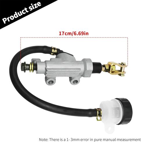 5KM-2583V-00-00 Rear Brake Master Cylinder, Replacement for Yamaha Wolverine 350 450 Grizzly 300 400 450 660 Kodiak 400 450, Replaces 2NL-25850-50-00 & 1SC-F580E-00-00 in Saudi Arabia