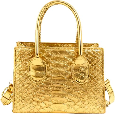 Women's Small Crossbody Bag Mini Purse Metallic Double Handle Satchel Shoulder Bag Purse in Saudi Arabia