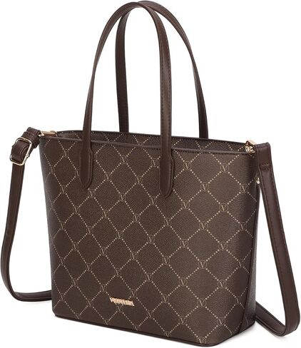 Women’s Top Handle Shoulder Handbag – Medium Size, PU Leather Bag with Detachable Strap in Saudi Arabia