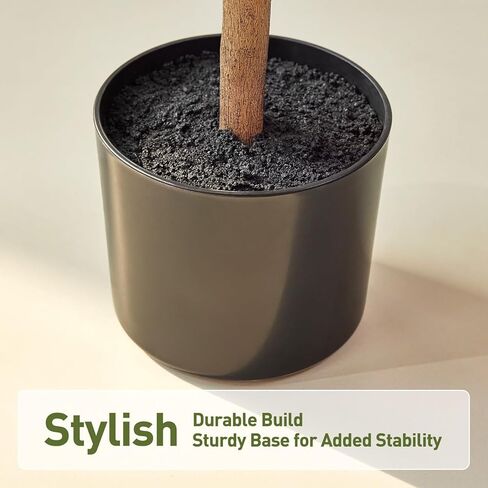 6FT Artificial Olive Tree Indoor – Real Wood Trunk Tall Faux Olive Tree, Large Fake Potted Plant for Home Decor Living Room& Office Decor,VN245 in Kuwait