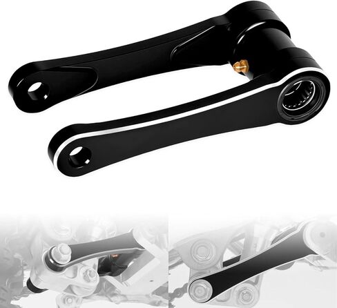 Compatible With CR125R CRF250X CRF250R CRF450R CRF450X,KX250F KX250X KX450 KX450F KX450R KX450X CNC Engrave Rear Suspension Lowering Link (Silver) in Kuwait