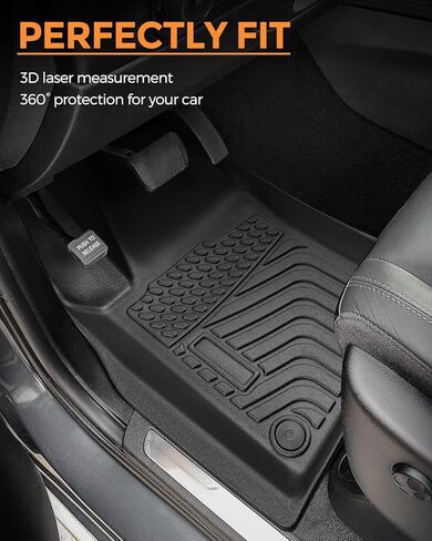 for Dodge Durango Floor Mats: 2016-2026 6-Seater Car Accessories, All-Weather TPE Rubber Backrest mats & Cargo Liner & Carpets Custom Fit for Durango 2025 2024 2023 2022 2021 2020 2019 2018 2017 in Saudi Arabia