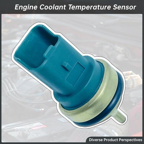 Coolant Temperature Sensor Compatible with BMW 325 318i 325e 325es 325i 325is 325ix 528e M3 Mini Cooper Replaces 13627535068 in Kuwait