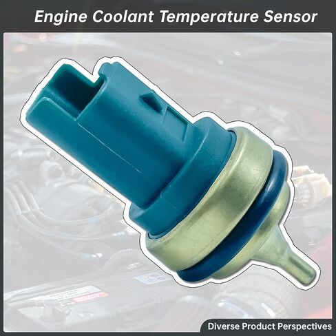 Coolant Temperature Sensor Compatible with BMW 325 318i 325e 325es 325i 325is 325ix 528e M3 Mini Cooper Replaces 13627535068 in Kuwait