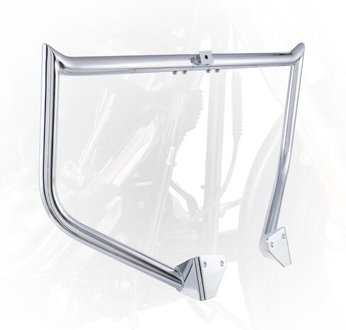 Engine Guard Crash Bar Highway Bar for Harley Davidson Dyna Fat Bob Low Rider Street Bob Wide Glide Switchback Super Glide Custom 06-17 (Chrome) in Saudi Arabia