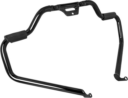 Engine Guard Motorcycle Front Crash Bar Highway Bar Compatible with Harley Fat Boy Street Bob Heritage Classic Low Rider Sport Glide Deluxe Slim 2018-2024 Vivid Black in Kuwait