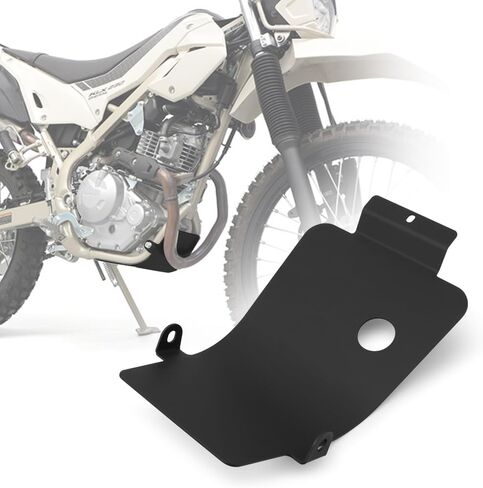 لـ 2025 KLX230 KLX230 S Sherpa KLX230SM 2024 2025 غطاء حماية محرك الهيكل السفلي السفلي لوحة انزلاقية حماية من الرذاذ (أسود) in Kuwait