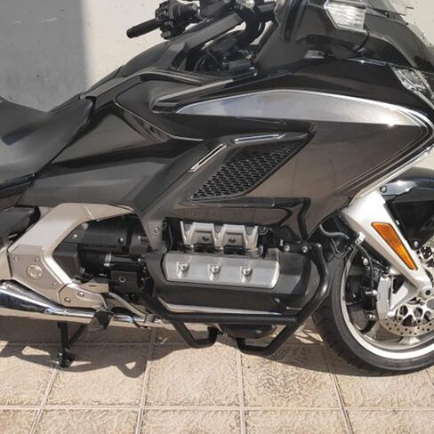 واقيات ممتص الصدمات لقضبان المحرك لـ Goldwing 1800 GL1800 2025 2024 2023 2022 2021 2020 2019 2018 F6B F6C 1800 ملحقات الدراجات النارية (أسود) in Kuwait