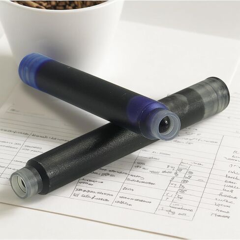 YUNCHUN 20PCS Fountain Pen Ink Refills, 2.6 mm Ink Cartridges Sets for Hongdian, Ink Pen Writing Supplies International Standard Ink Refills, Smooth Writing, Large Capacity and Easy Carry Black + Blue in Saudi Arabia