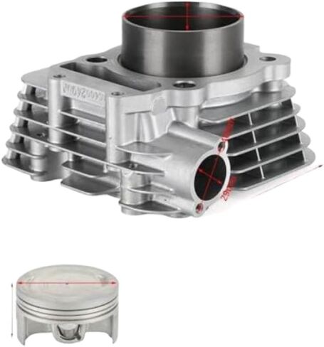 إبريق اسطوانة مع مكبس ومجموعة نهاية M587A030 متوافق مع YFM 250 YFM250R 2008 2013 ATV أداء إعادة بناء المحرك in Kuwait