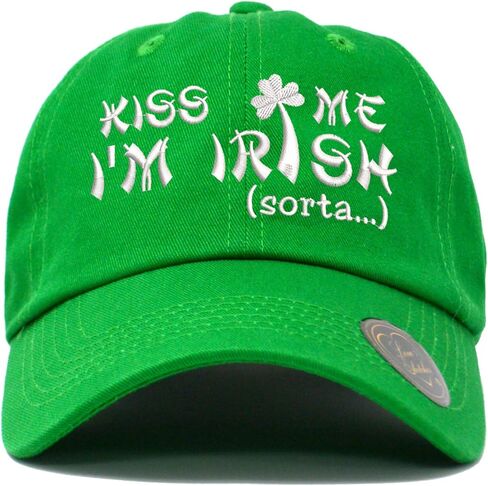 St. Patrick's Kiss Me I'm Irish Classic Polo Style Baseball Cap Dad Cap Hat in Saudi Arabia
