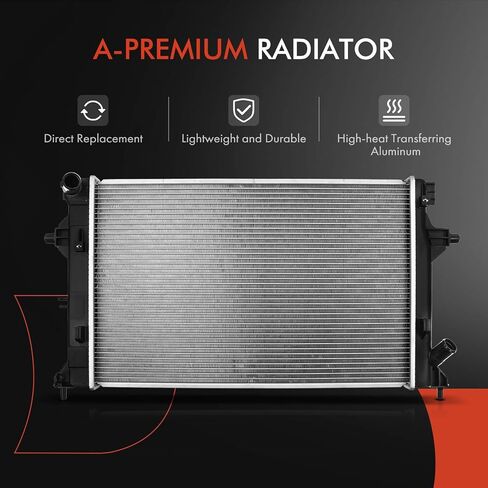 A-Premium Engine Coolant Radiator Assembly Compatible with Hyundai Elantra 2016-2020, Elantra GT 2018-2020, 2.0L, Manual Transmission, Replace# 25310-F2000 in Saudi Arabia