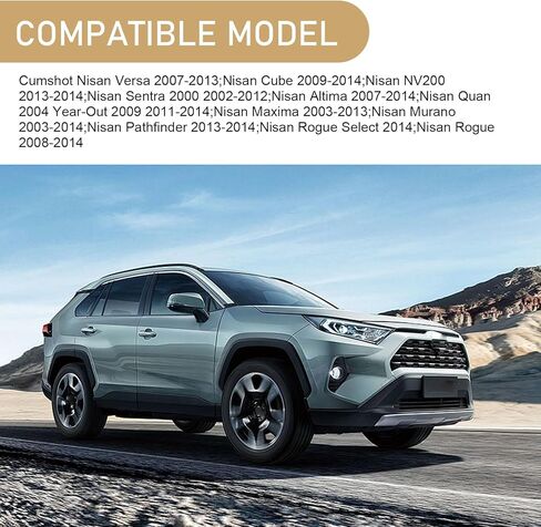 4 قطع جلبة تثبيت مشعاع السيارة، OEM# 21507-4M400 21506-4M400، استبدال دعامة الرادياتير المطاطية، متوافقة مع ألتيما مورانو باثفايندر كويست روج سينترا (أسود) in Saudi Arabia