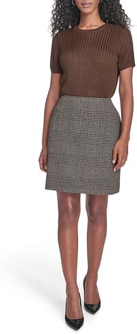 Calvin Klein Women's Mini Zipper Closure No Pocket Skirt in Saudi Arabia