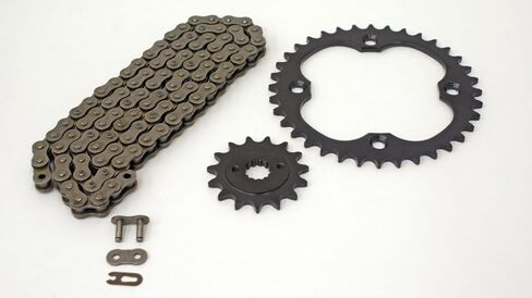 Chain & Sprockets for Suzuki LTR450 450 QuadRacer 2006-2010 520-100L 13/38 in Saudi Arabia