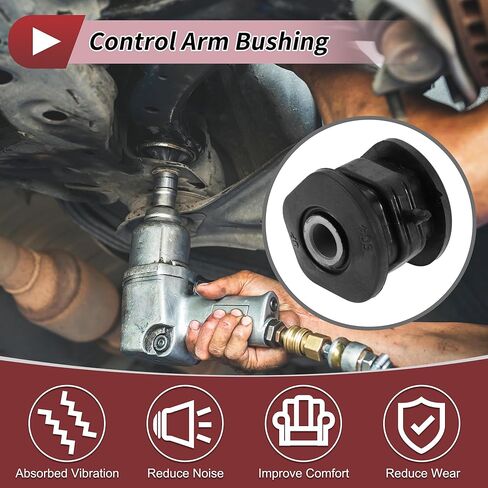 2 Pcs Control Arm Bushing for Honda CR-V Civic Front Lower No.51391S04005 Replace Parts in Saudi Arabia