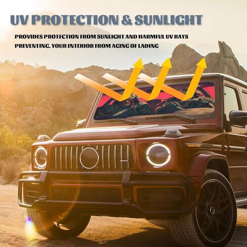 Japanese Samurai Car Window Sun Shield Anime Oni Mask Neon Cyberpunk Front Window Sun Shade Block UV Rays Sun Shade Visor Protector for Car Sedan Truck SUV Accessories 59" L x 31.5" W in Saudi Arabia