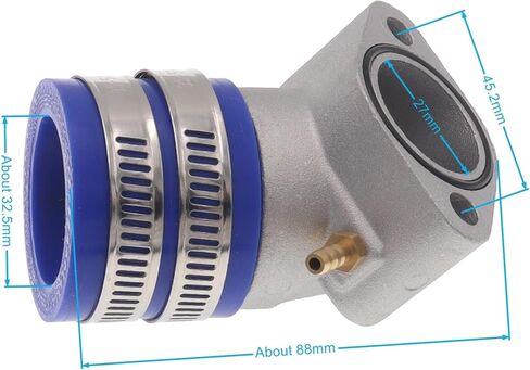 دراجة نارية 27 مللي متر أنبوب مشعب مناسب لدراجة سكوتر GY6 150cc in Kuwait
