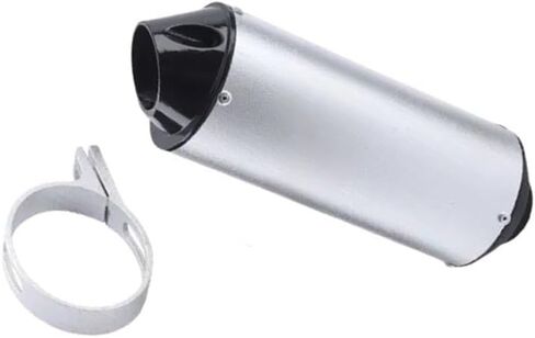 28 Mm Or 38 MM Motorcycle Pipe Kit Racing Fit For 50Cc 110Cc 125Cc Dirt Pit Bike ATV(3.8CM Titanium color) in Saudi Arabia