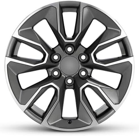 عجلة ألومنيوم بديلة جديدة مقاس 20 × 9 بوصة OEM لـ 2019-2024 شيفروليه سيلفرادو 1500 6-139.7 مم فحمية 20 بوصة حافة 84604785 in Saudi Arabia