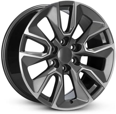 عجلة ألومنيوم بديلة جديدة مقاس 20 × 9 بوصة OEM لـ 2019-2024 شيفروليه سيلفرادو 1500 6-139.7 مم فحمية 20 بوصة حافة 84604785 in Saudi Arabia