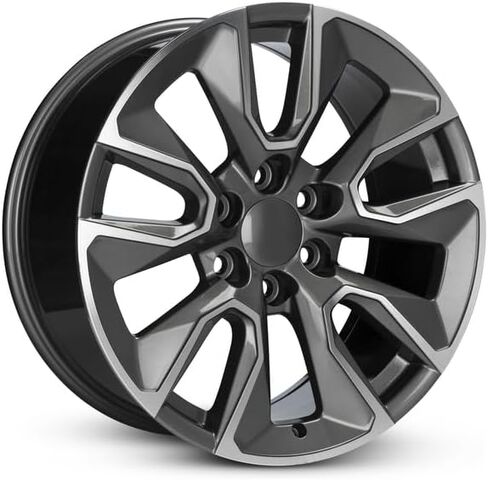 عجلة ألومنيوم بديلة جديدة مقاس 20 × 9 بوصة OEM لـ 2019-2024 شيفروليه سيلفرادو 1500 6-139.7 مم فحمية 20 بوصة حافة 84604785 in Saudi Arabia