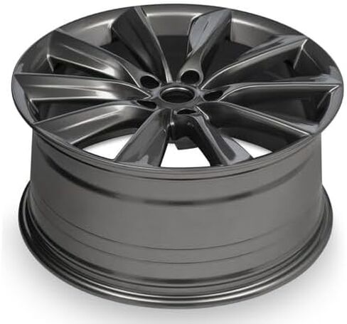 New 20x9.5 inch OEM Direct Replacement Aluminum Wheel for 2016-2024 Tesla Model X 5-120mm Charcoal 20 in Rim 102724500A in Saudi Arabia