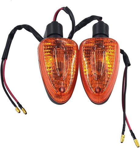 Road Passion 2 pcs Universal Motorcycle Rear Turn Signal Indicator Light Replacement for BMW K1200R SPORT 2007-2008/ K1200S 2005-2008/ K1300R 2009-2014/ K1300S 2009-2014 in Kuwait