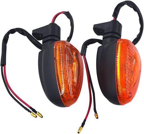 Road Passion 2 pcs Universal Motorcycle Rear Turn Signal Indicator Light Replacement for BMW K1200R SPORT 2007-2008/ K1200S 2005-2008/ K1300R 2009-2014/ K1300S 2009-2014 in Kuwait