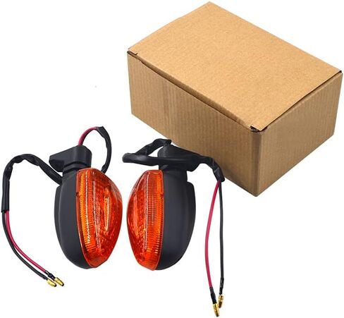 Road Passion 2 pcs Universal Motorcycle Rear Turn Signal Indicator Light Replacement for BMW K1200R SPORT 2007-2008/ K1200S 2005-2008/ K1300R 2009-2014/ K1300S 2009-2014 in Kuwait