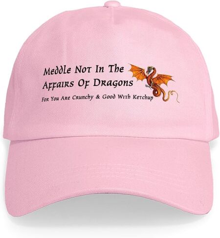 CafePress Meddle Not in The Affairs of Dragons... Cap Adjustable Baseball Cap in Saudi Arabia