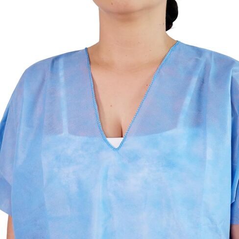 20 Pcs Disposable Scrub Set – 10 Pants + 10 Shirts | Medical Uniform | For Hospital, Clinic & Lab | Unisex One-Size, Adult in Saudi Arabia