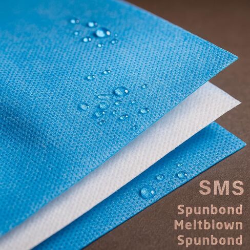 20 Pcs Disposable Scrub Set – 10 Pants + 10 Shirts | Medical Uniform | For Hospital, Clinic & Lab | Unisex One-Size, Adult in Saudi Arabia