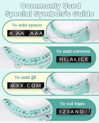 Vixic Embossing Label Maker Machine with Tapes, Handheld Embossed Label Maker, Manual Vintage Embosser, 3D Portable Label Printer for Home Office School Kids DIY Crafting, Green in Kuwait