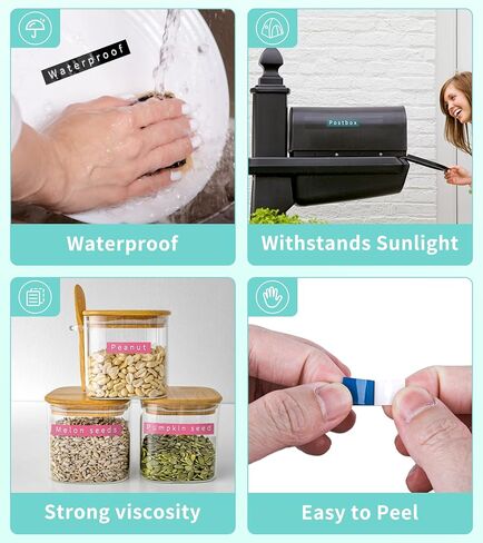 Vixic Embossing Label Maker Machine with Tapes, Handheld Embossed Label Maker, Manual Vintage Embosser, 3D Portable Label Printer for Home Office School Kids DIY Crafting, Green in Kuwait