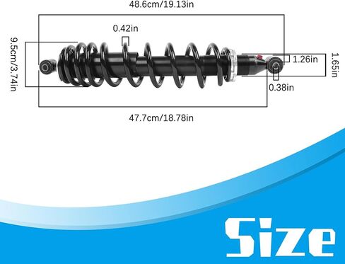 Front Monotube Shocks Absorber Left Right Replacement for Yamaha Wolverine 700 Base Hunter 2016-2018 Replacement for B35-F3390-00-00 in Saudi Arabia